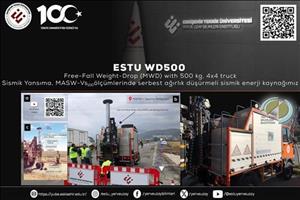 Seismic Weight Drop / ESTÜ-WD500 Free-Fall Weight-Drop (MWD) with 500 kg, 4x4 truck 